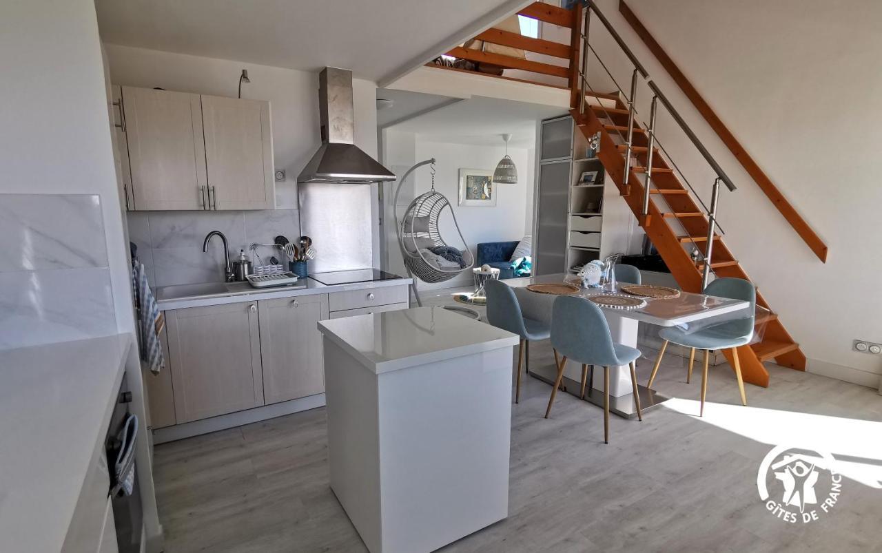 La Sirene - Loft Moderne Et Lumineux Avec Vue Panoramique Sur Mer Mediterranee Et Port De Plaisance Frontignan Dış mekan fotoğraf