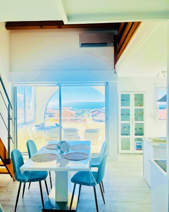 La Sirene - Loft Moderne Et Lumineux Avec Vue Panoramique Sur Mer Mediterranee Et Port De Plaisance Frontignan Dış mekan fotoğraf