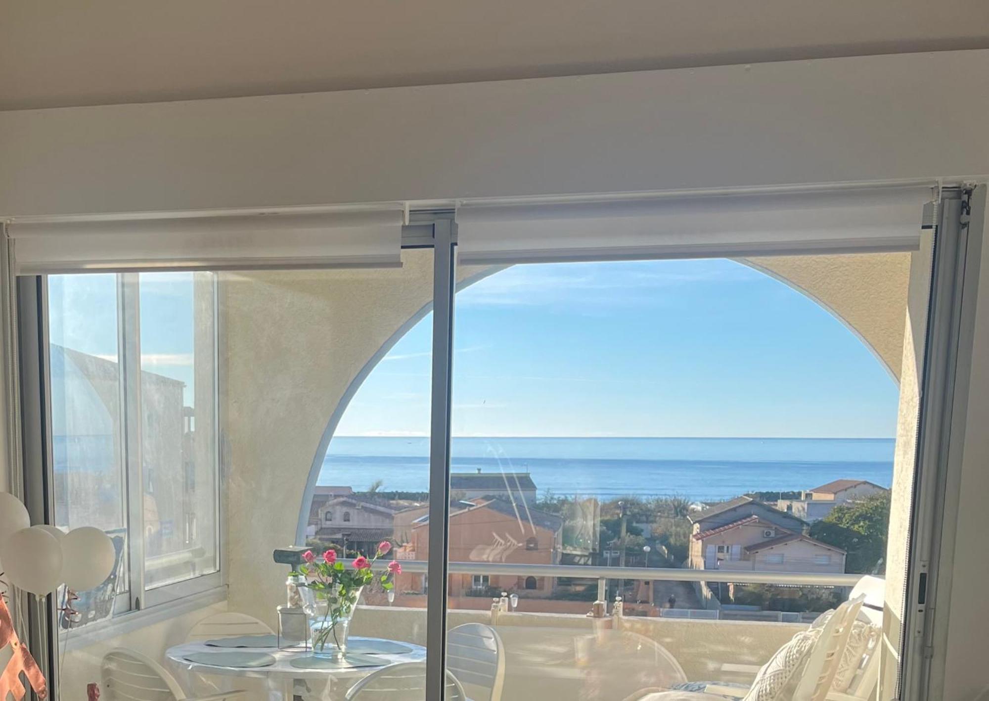 La Sirene - Loft Moderne Et Lumineux Avec Vue Panoramique Sur Mer Mediterranee Et Port De Plaisance Frontignan Dış mekan fotoğraf